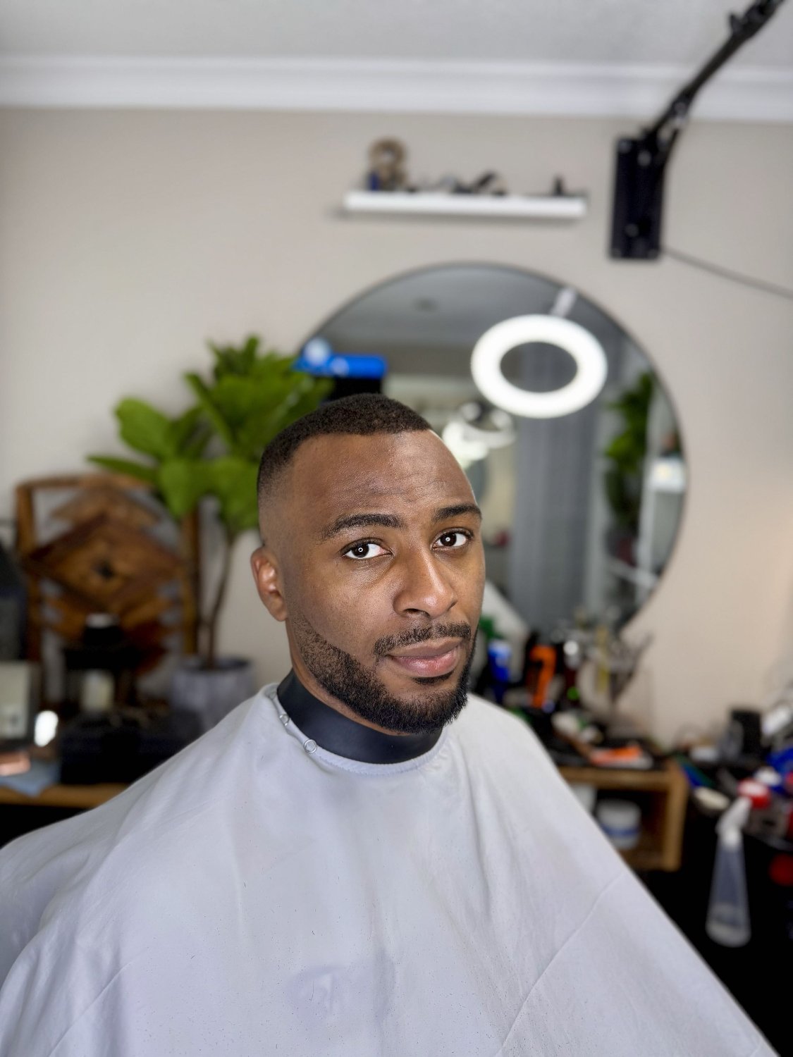 Skin fade & beard by Leo at Barbershop Ottawa